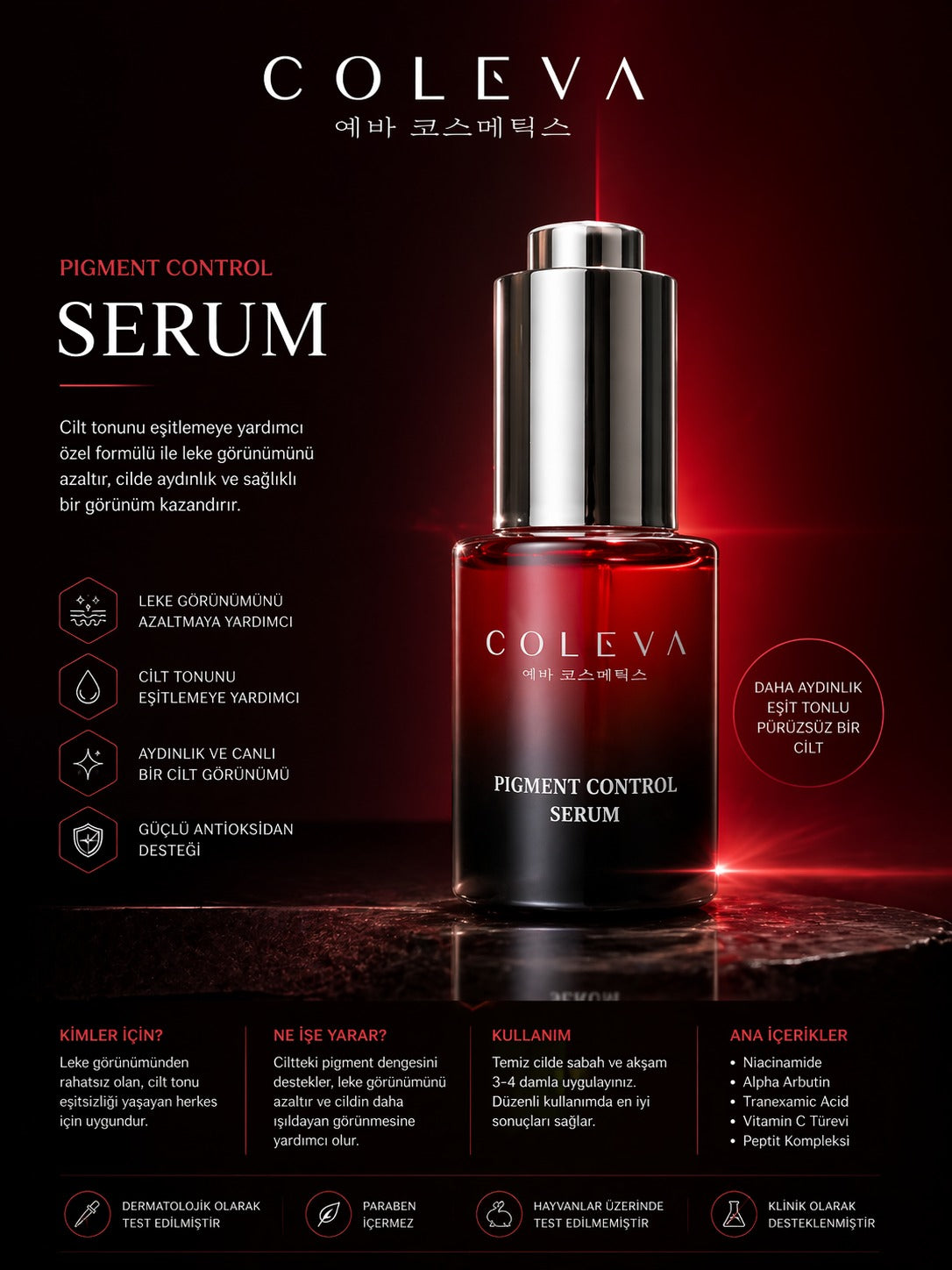 Pigment Control Serum - Leke Karşıtı Aydınlatma Serumu